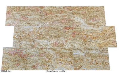Natursteinfliesen aus Granit, 60x40x1 cm, Imperial Gold, poliert
