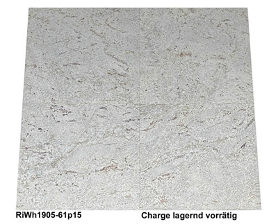 Fliesen aus Granit, Valley White, 61x61x1,5 cm, poliert