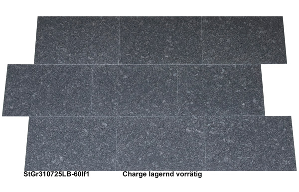 Granitfliesen, satiniert, 60x40, Steel Grey