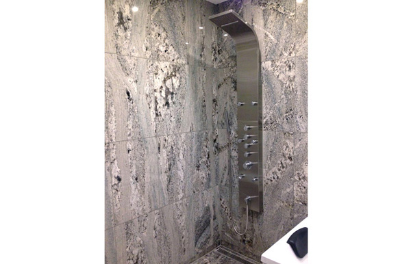 Fliesen aus Granit, White Fusion, poliert