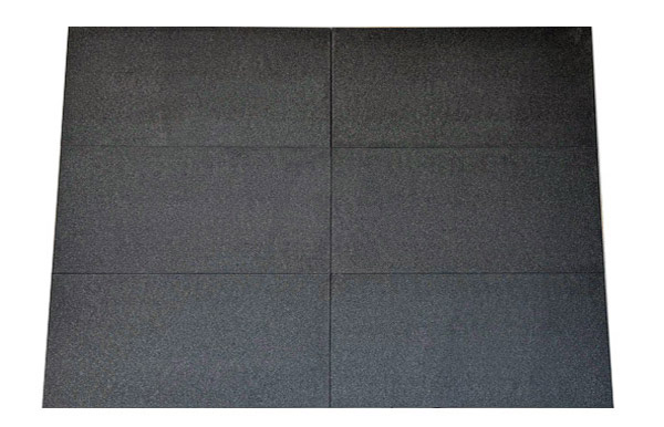 Terrassenplatten Granit Nero Assoluto, geflammt und gebürstet