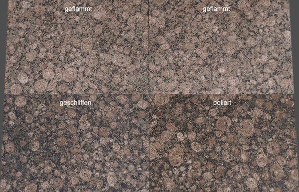 Granitplatten Baltic Brown