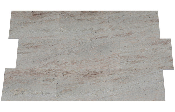 Natursteinfliesen aus Granit, Ivory Cream, 60x40x1,2 cm, leather finished