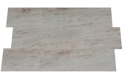 Granitfliesen, Ivory Cream, satiniert