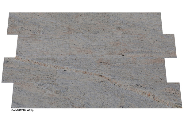 Natursteinfliesen aus Granit, Colonial Ivory, poliert