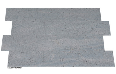 Natursteinfliesen aus Granit, Ivory Classic, 61x30,5x1 cm, antik geb&uuml;rstet
