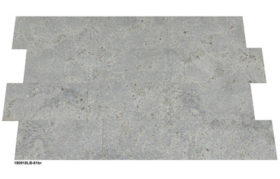 Fliesen aus Kashmir White Granit, 60x30, gebürstet
