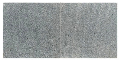 Granit Terrassenplatten Padang dunkel, geflammt + gebürstet