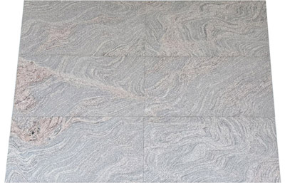 Granit-Terrassenplatten, Juparana Colombo, 80x40x3 cm, gebürstet