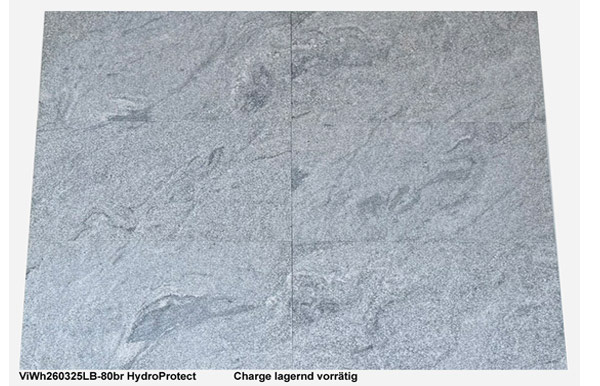 Naturstein Terrassenplatten, Viskont White, gebürstet + versiegelt