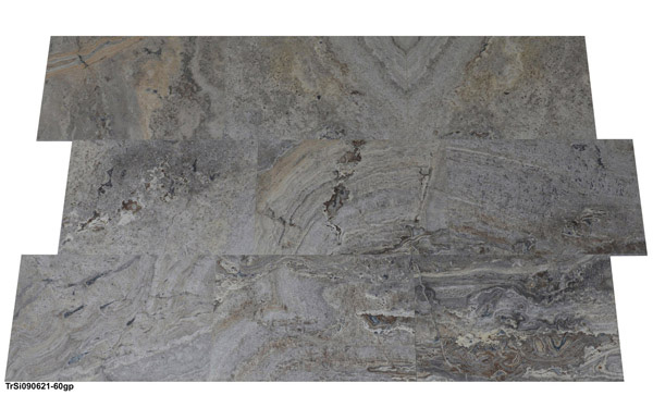 Travertin Silver Fliesen, 60x40, poliert