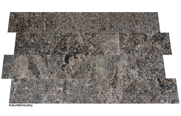 Natursteinfliesen aus Granit, Pegasus Gold, 61x30,5x1 cm, poliert