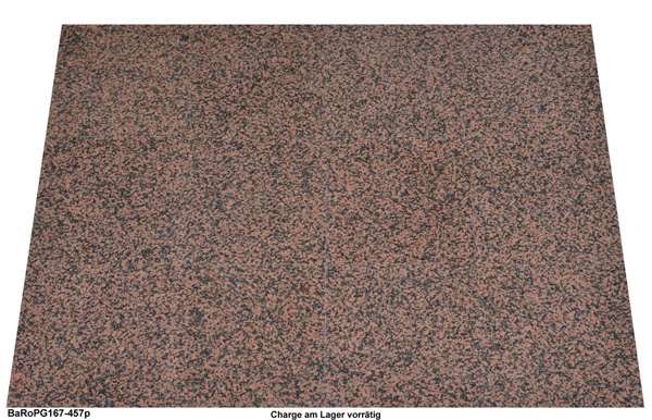 Natursteinfliesen aus Granit Balmoral Rosso, 45,7x45,7x1 cm, poliert