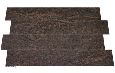 Granitfliesen, braun, Indian Dakota, poliert, 61x30,5x1 cm