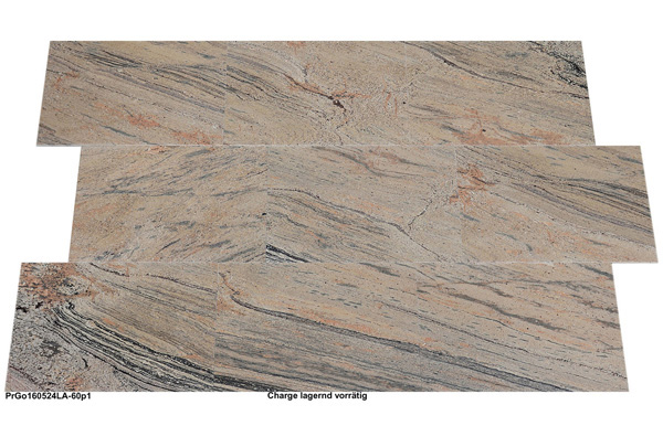 Granitfliesen, 60x40x1 cm, poliert, Prado Gold