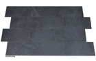 Natursteinplatten, Schiefer, Black Jak, 60x30, spaltrau