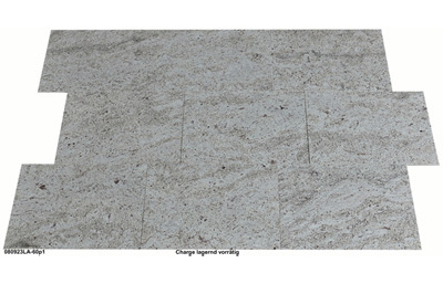 Fliesen aus Granit, Amba White, 60x40x1 cm, poliert