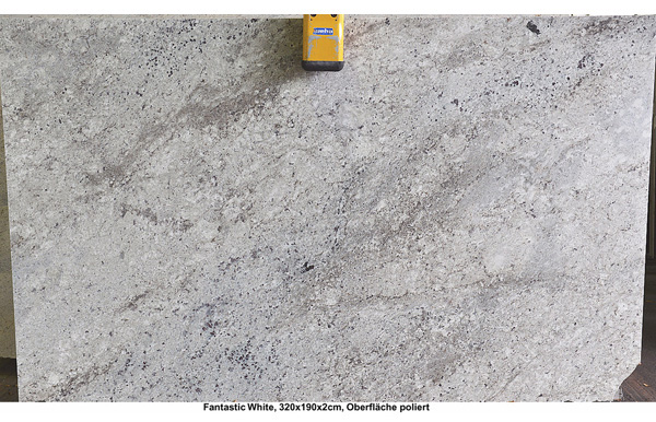 Granitplatten Fantastic White 2 cm poliert
