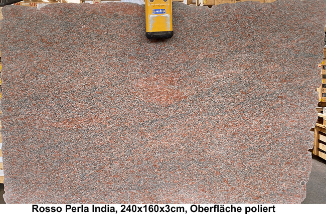 Granitplatten Rosso Perla India, Dicke 3cm, Oberfläche poliert