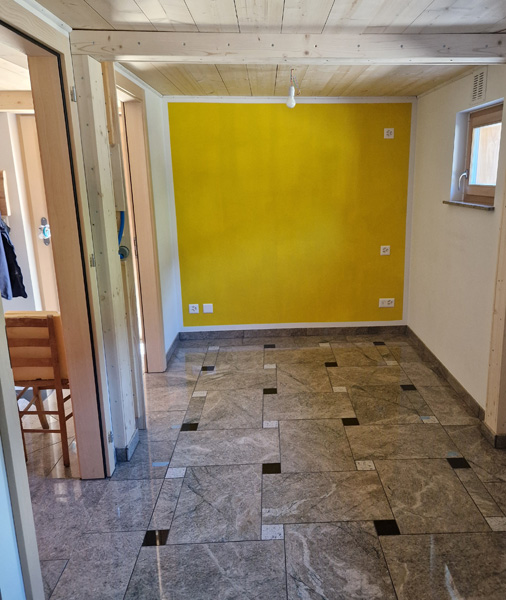 Fliesen aus Granit, Costa Esmeralda, poliert, Tiny House