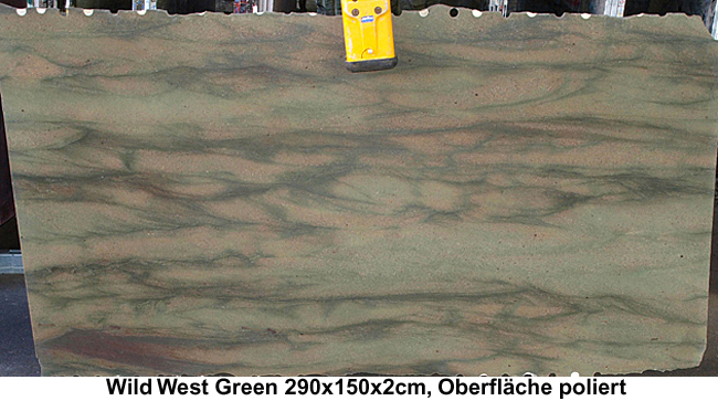 Grüne Platten aus Granit