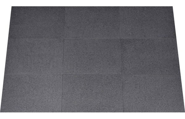 Granitplatten Terrasse Padank dunkel, gebürstet