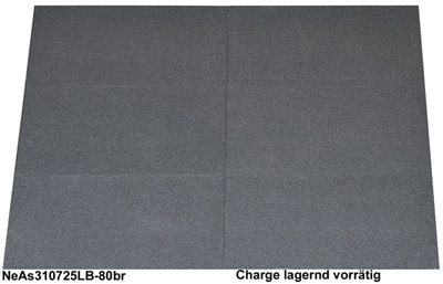 Granit Terrassenplatten, Nero Assoluto, 80x40x3 cm, antik gebürstet