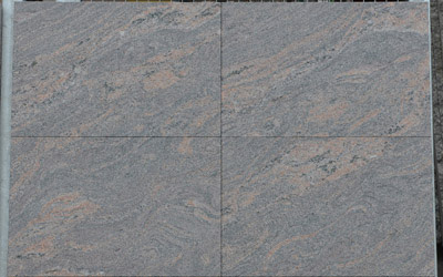 Granit Terrassenplatten Paradiso Bash, geflammt+gebürstet
