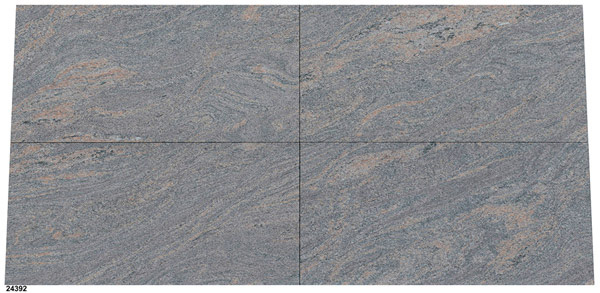 Terrassenplatten aus Granit Paradiso Bash 80x40x3cm, geflammt + gebürstet