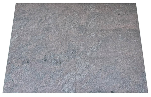 Granit Terrassenplatten, Paradiso Classico, geflammt + gebürstet