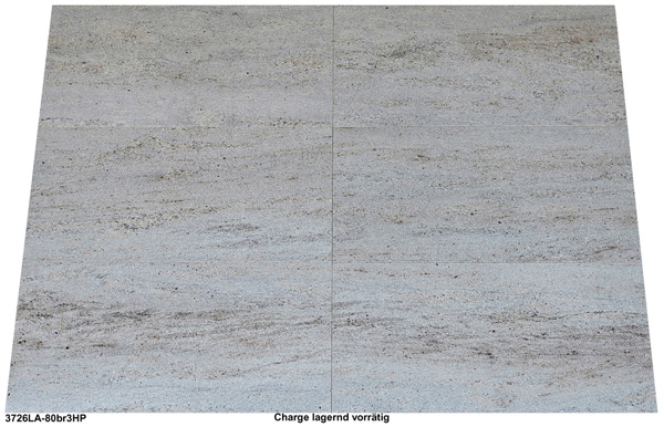 Granit Terrassenplatten, Ivory Cream, 80x40, versiegelt, Oberfläche gebürstet