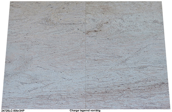 Granit Terrassenplatten, Ivory Cream, 80x40, versiegelt, Oberfläche gebürstet
