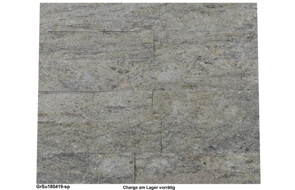 Granit Verblender, Green Surf, spaltrau
