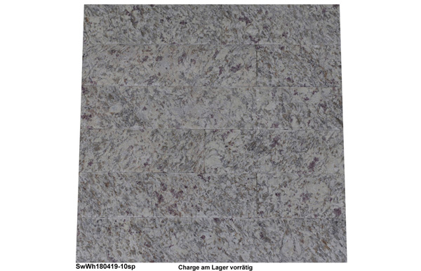 Granit Verblender, Swan White, spaltrau
